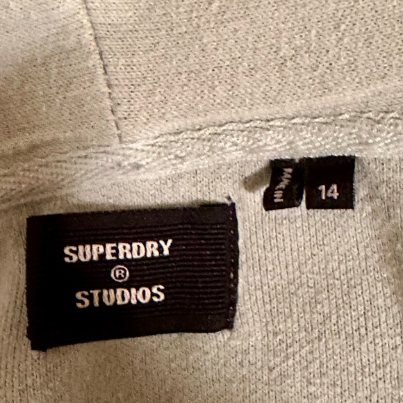 Superdry Studios Luxury Hoodie Women’s Size L (14) Green - Picture 4 of 8